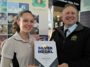 Danielle Shenstone and Principal Andrew Host